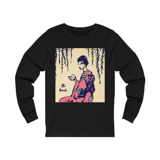 Book (Ink) - Unisex Jersey Long Sleeve Tee image 0