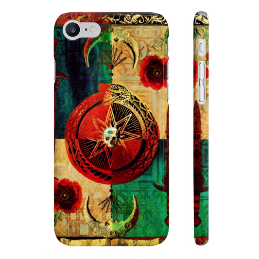 Swords & Poppies Slim Phone Case image 0