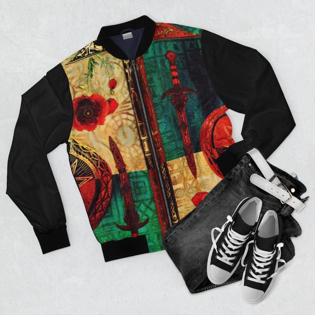 Swords & Poppies Bomber Jacket image 3