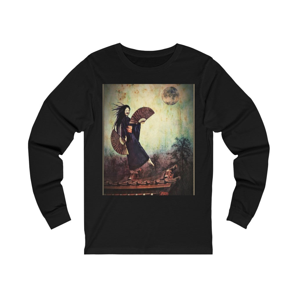 Fan Dance - Unisex Jersey Long Sleeve Tee image 0